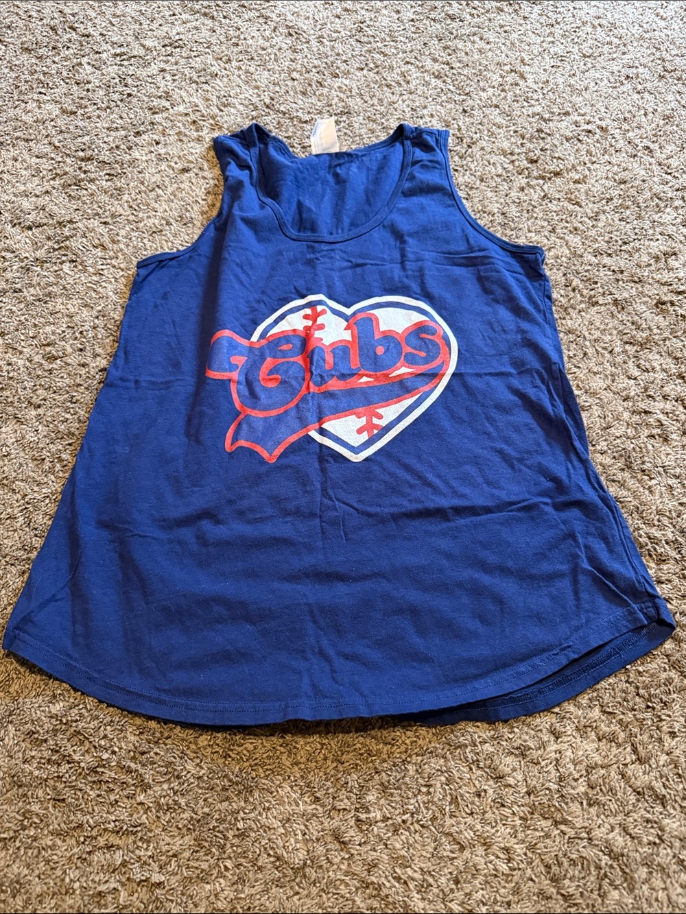 Women’s Cubs Navy Sleeveless Tank Top